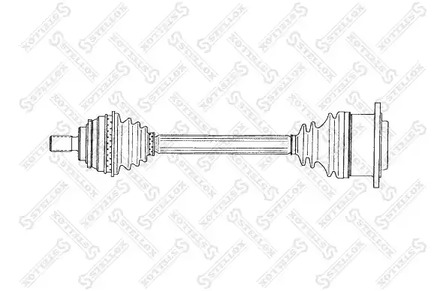 Приводной вал STELLOX 158 1768-SX